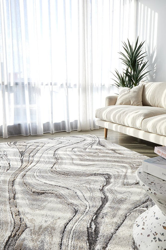 Mineral 111 Grey Rug, view 2