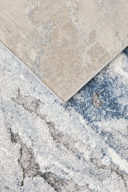 Mineral 222 Blue Runner Rug, view 5