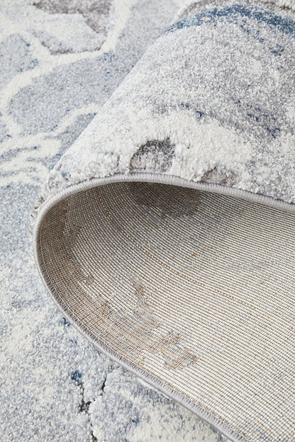 Mineral 222 Blue Runner Rug, view 6