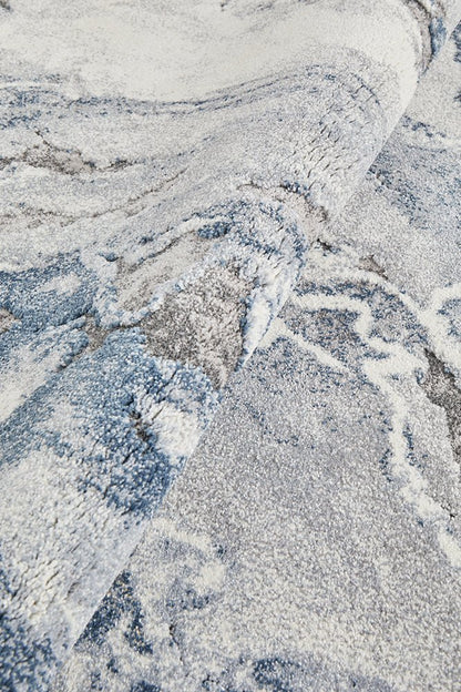 Mineral 222 Blue Runner Rug, view 7