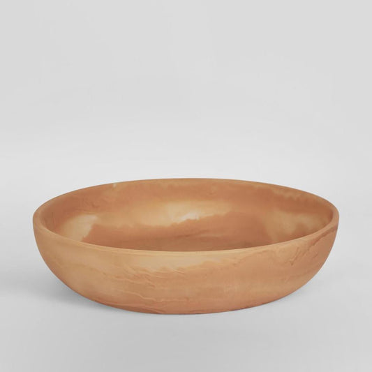 HALO Swirl Resin Serving Bowl Large Peach | Luxury home decor and furniture by Home Decor & Co
