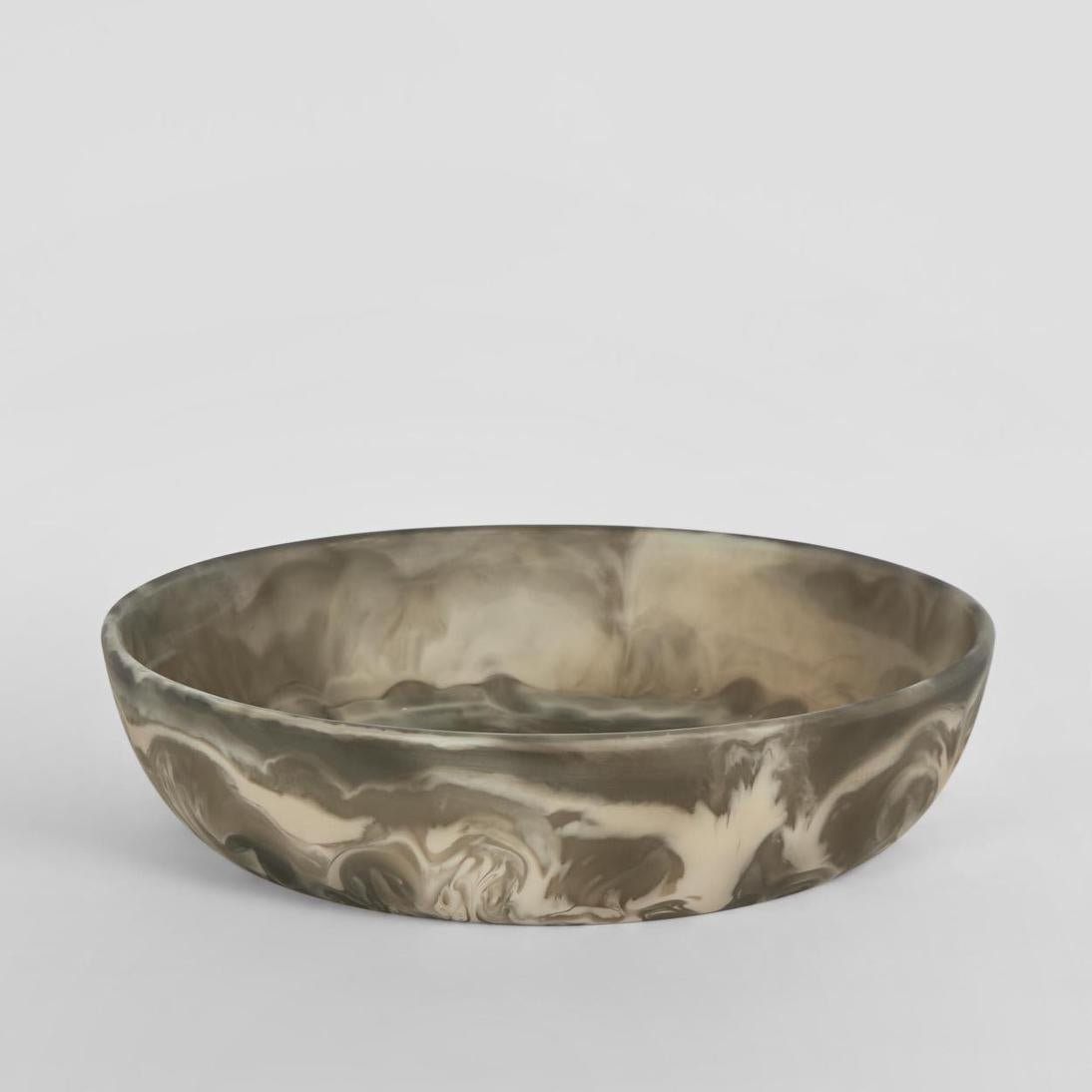 HALO Swirl Resin Serving Bowl Large Coca | Luxury home decor and furniture by Home Decor & Co