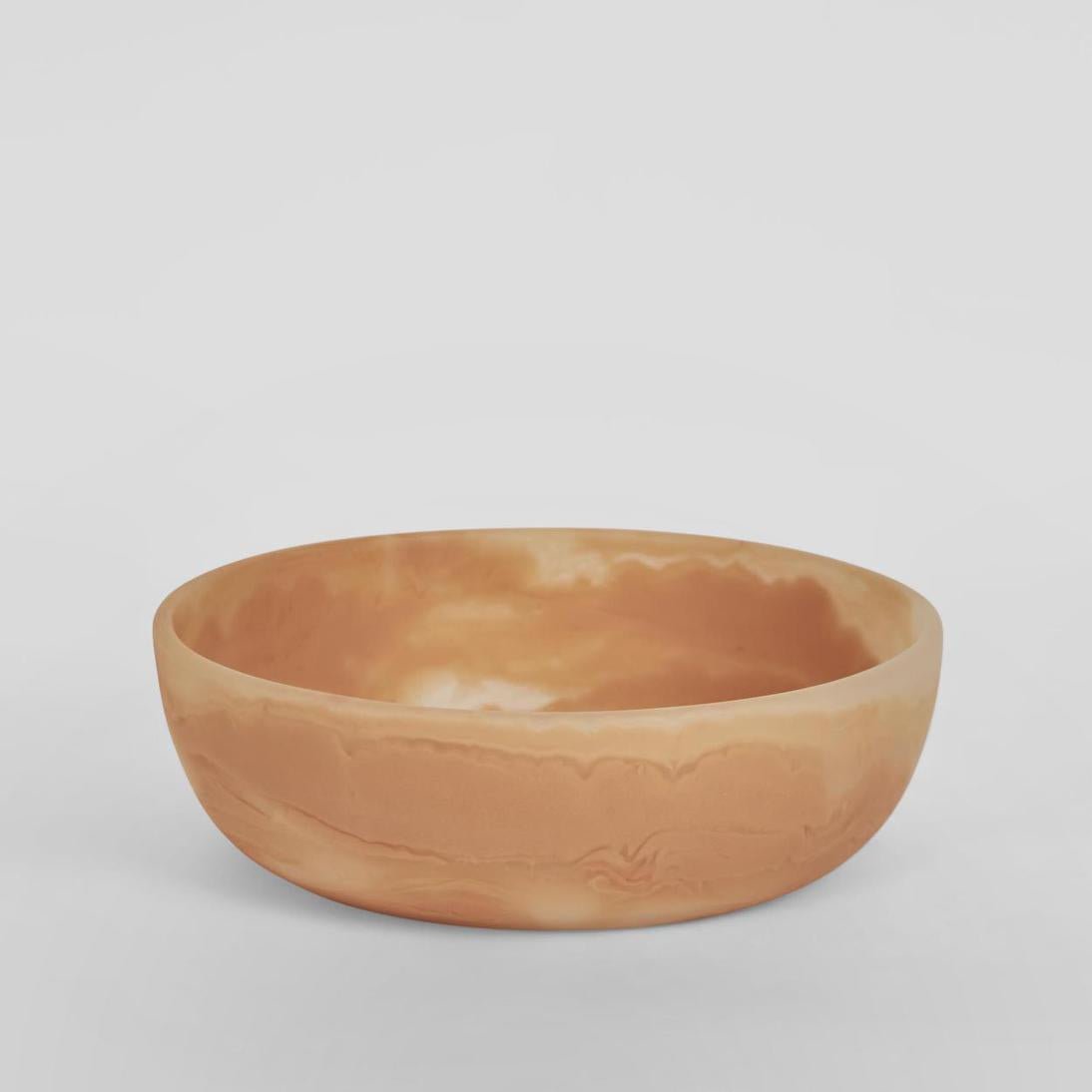 HALO Swirl Resin Serving Bowl Medium Peach | Luxury home decor and furniture by Home Decor & Co