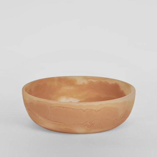 HALO Swirl Resin Serving Bowl Medium Peach | Luxury home decor and furniture by Home Decor & Co