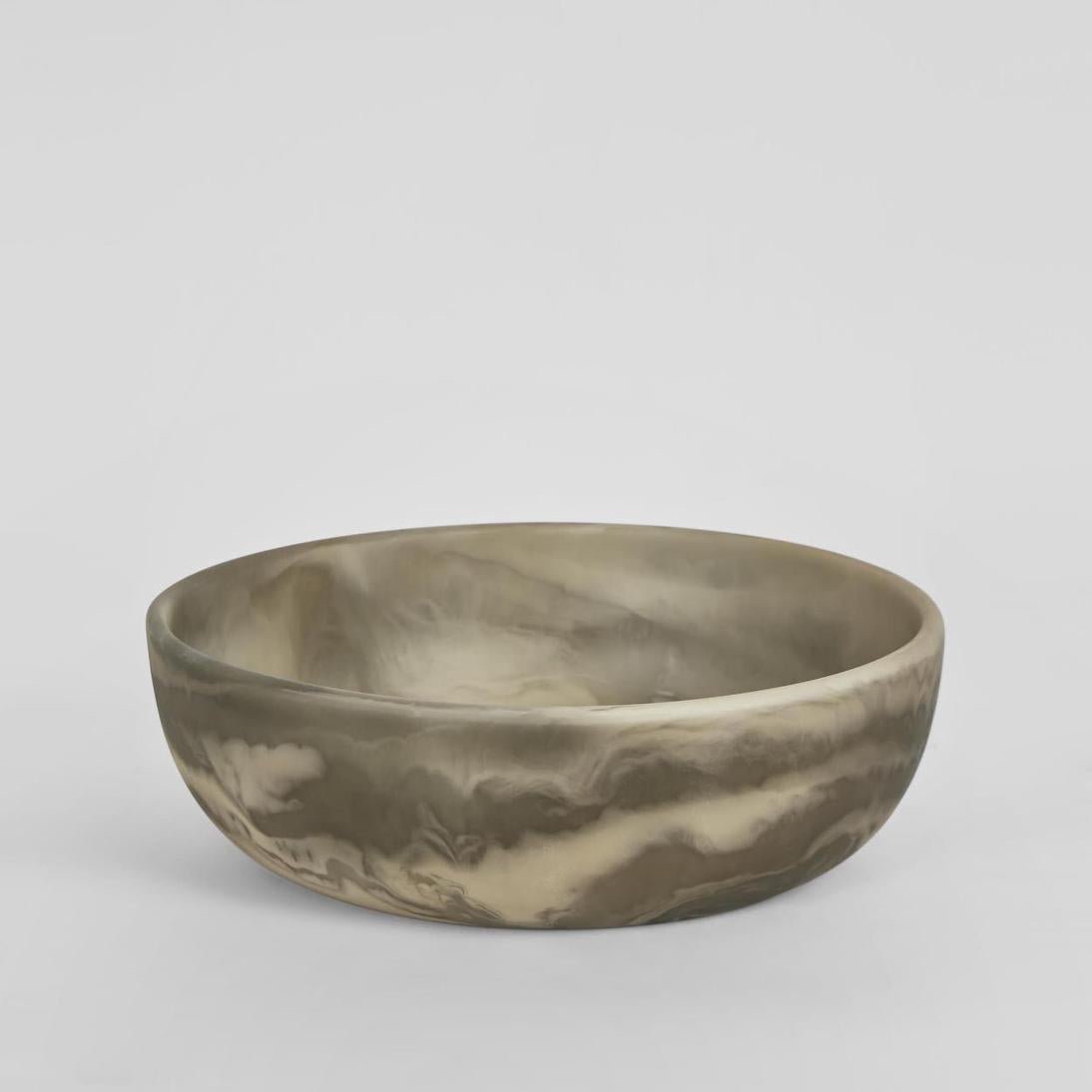 HALO Swirl Resin Serving Bowl Medium Coca | Luxury home decor and furniture by Home Decor & Co