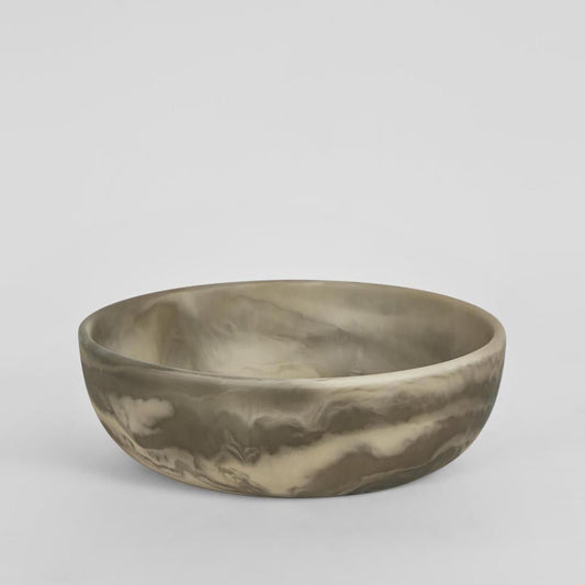 HALO Swirl Resin Serving Bowl Medium Coca | Luxury home decor and furniture by Home Decor & Co