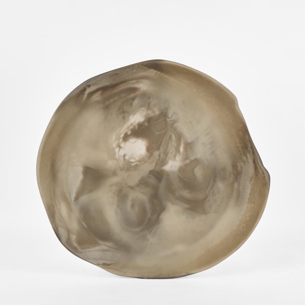 HALO Swirl Resin Serving Platter Medium Coca | Luxury home decor and furniture by Home Decor & Co