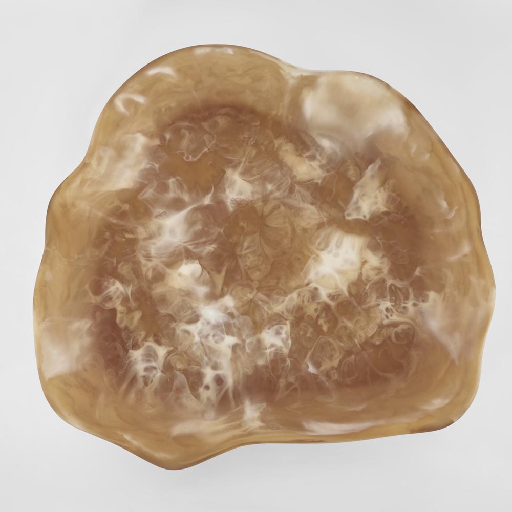 Halo Bowl Swirl Resin Toffee