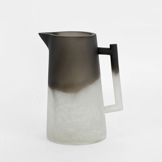 Halo Jug Swirl Resin B&W | Luxury home decor and furniture by Home Decor & Co