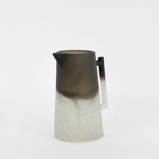 Halo Jug Swirl Resin Black & White, view 2