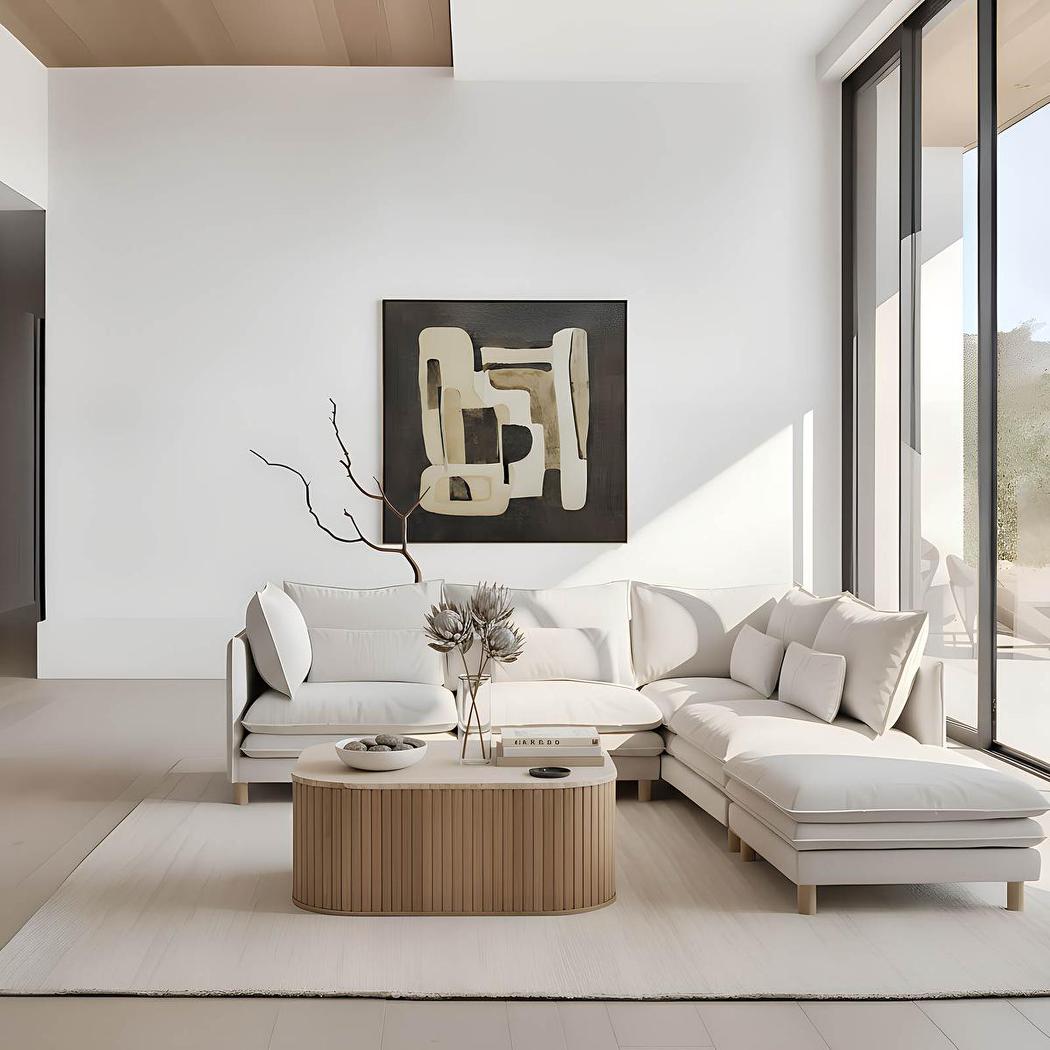 Duran Canvas Wall Art Square 120x120cm | Luxury home decor and furniture by Home Decor & Co