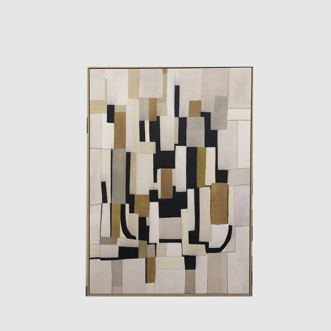 Mosaic Textured Canvas Wall Art 100x140cm | Luxury home decor and furniture by Home Decor & Co