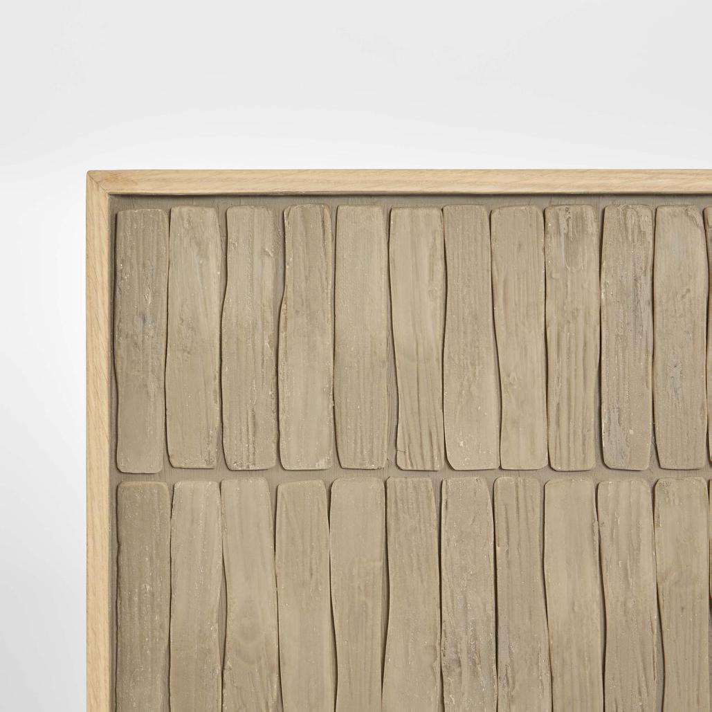 Axis Resin Wall Art 100x100cm Taupe | Luxury home decor and furniture by Home Decor & Co