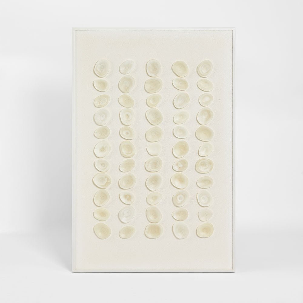 Maya Resin Wall Art 120x80cm White | Luxury home decor and furniture by Home Decor & Co