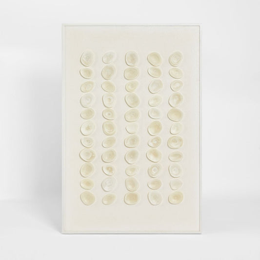 Maya Resin Wall Art 120x80cm White | Luxury home decor and furniture by Home Decor & Co