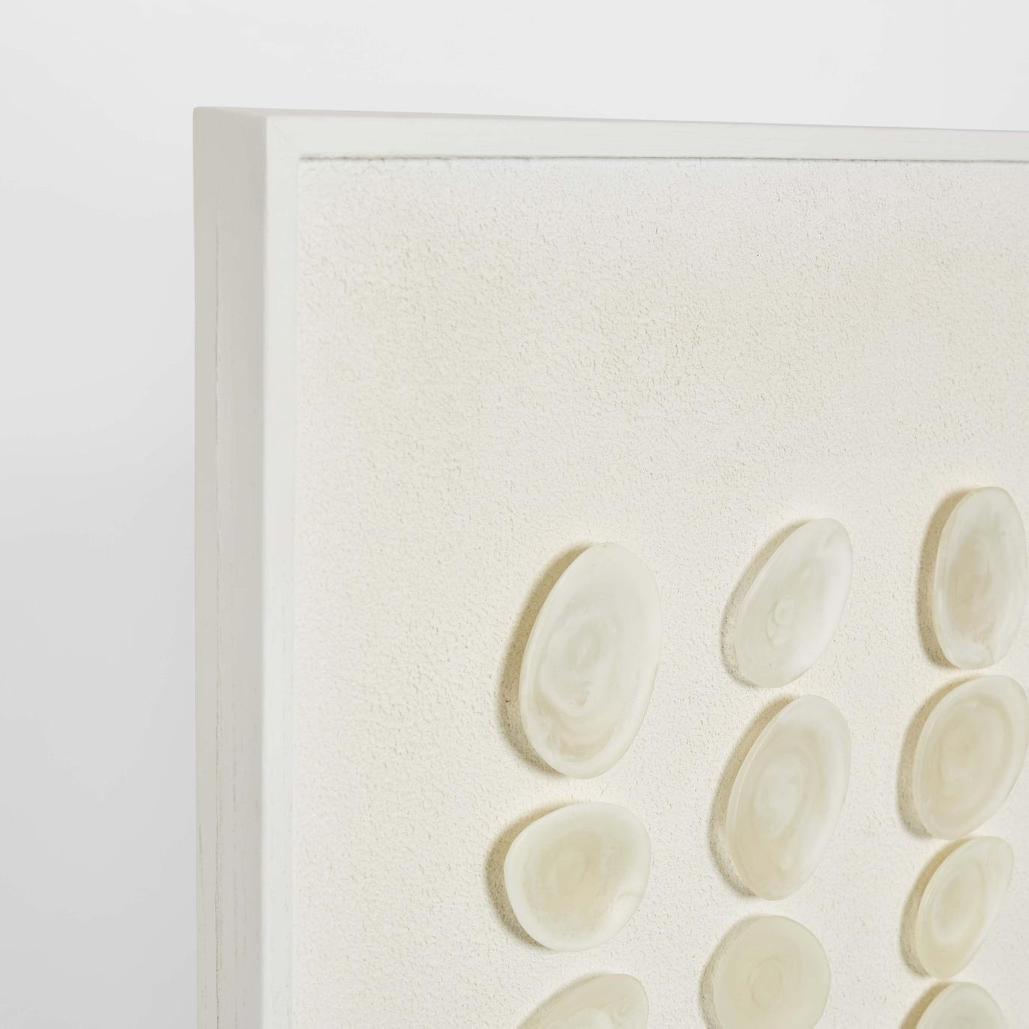 Maya Resin Wall Art 120x80cm White | Luxury home decor and furniture by Home Decor & Co