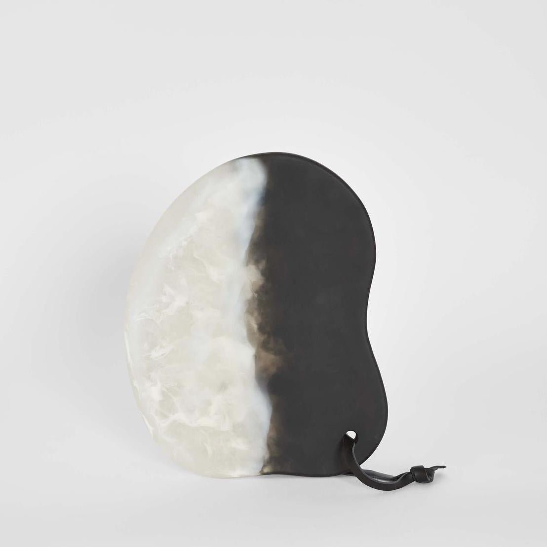 Halo Resin Serving Tray Black & White | Luxury home decor and furniture by Home Decor & Co