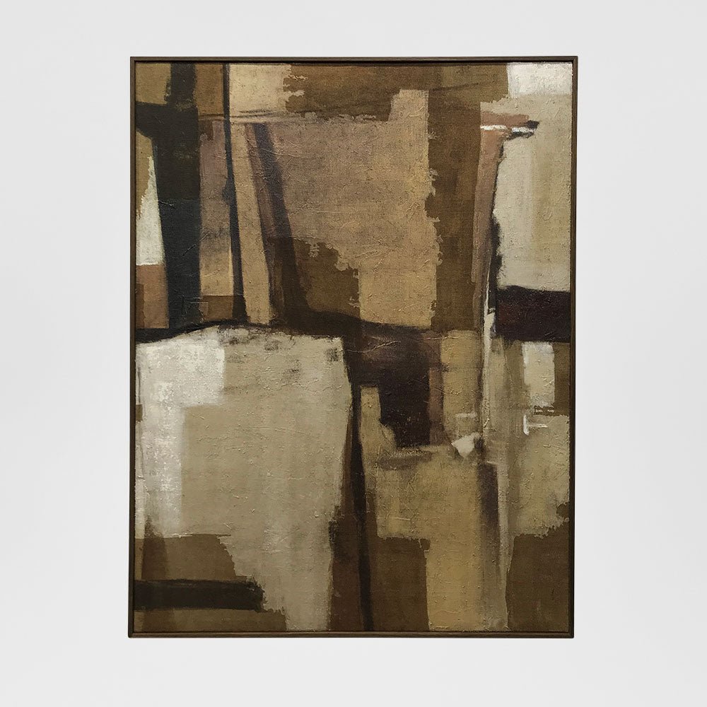 Muted Geometry Canvas Wall Art 90x120cm | Luxury home decor and furniture by Home Decor & Co