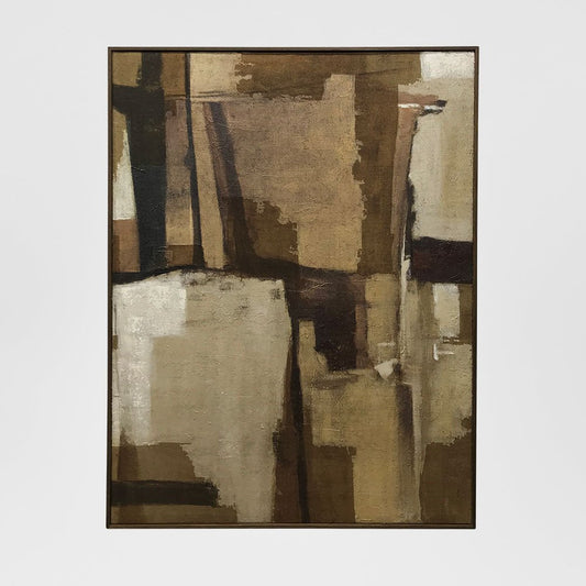 Muted Geometry Canvas Wall Art 90x120cm | Luxury home decor and furniture by Home Decor & Co