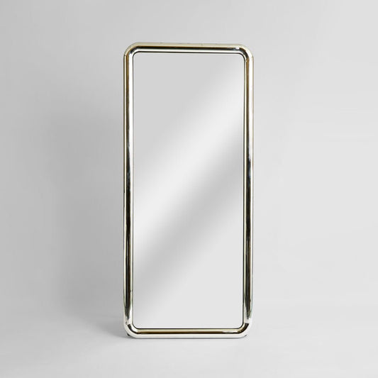Lumen Floor Mirror Chrome | Luxury home decor and furniture by Home Decor & Co