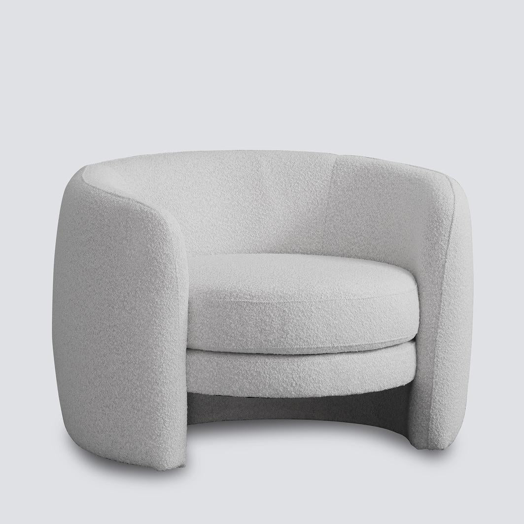Cora ArmChair Vanilla Boucle | Luxury home decor and furniture by Home Decor & Co