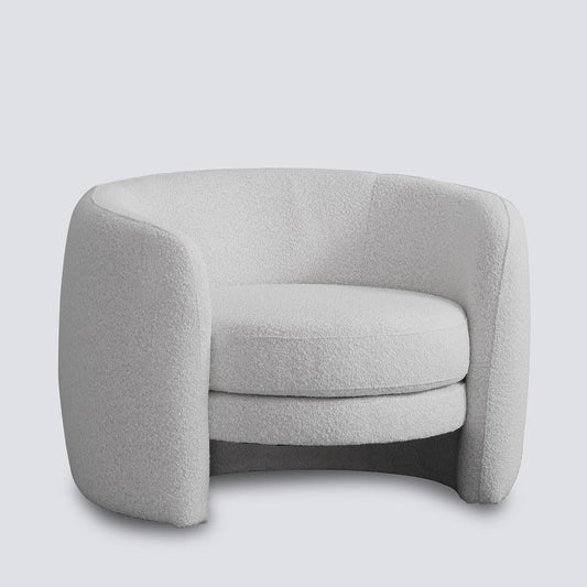 Cora ArmChair Vanilla Boucle | Luxury home decor and furniture by Home Decor & Co