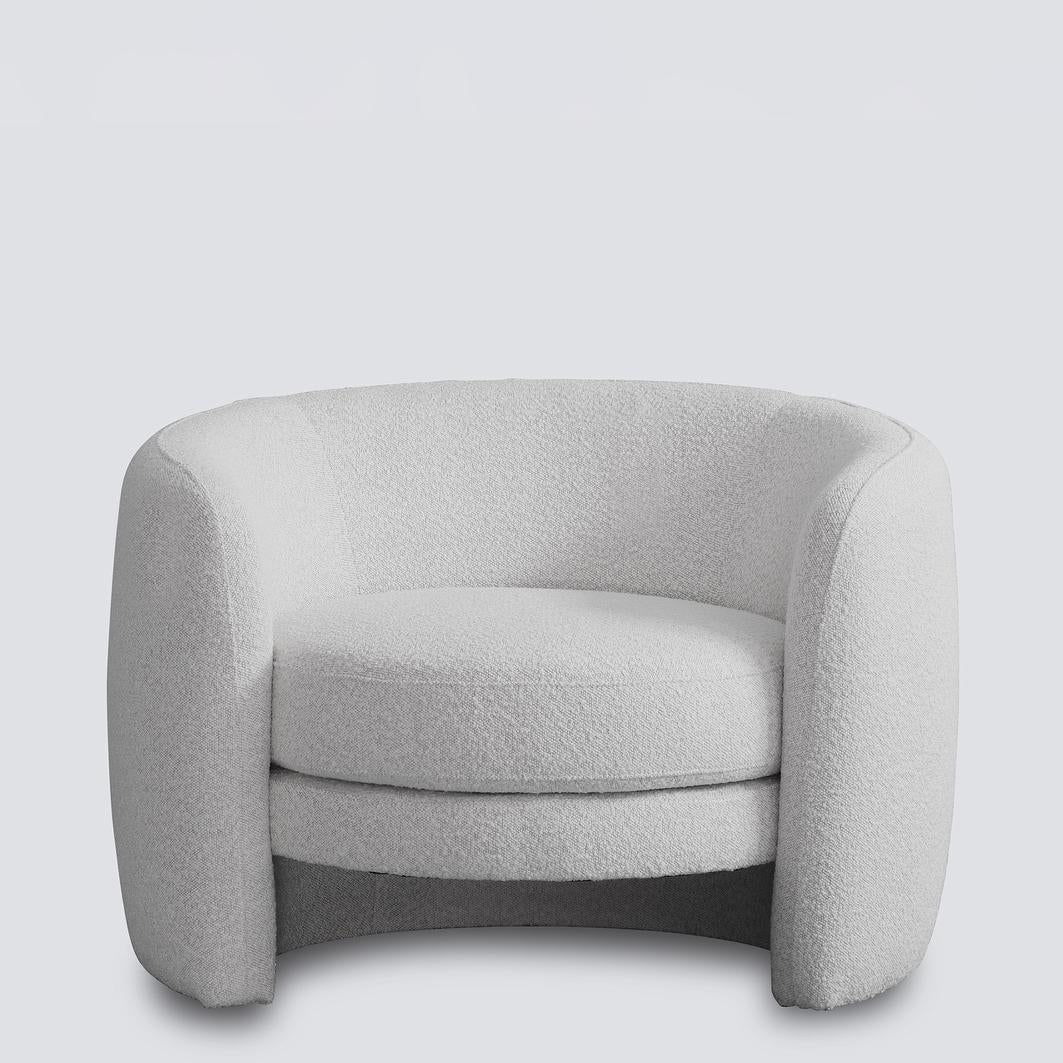Cora ArmChair Vanilla Boucle | Luxury home decor and furniture by Home Decor & Co