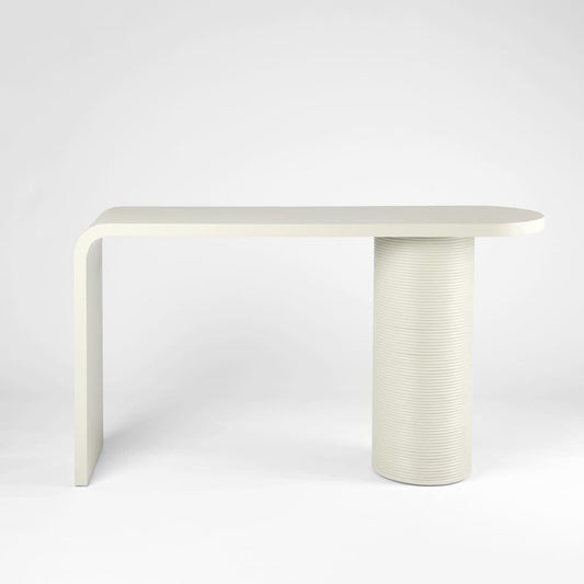 Leo Console Table Ecru | Luxury home decor and furniture by Home Decor & Co