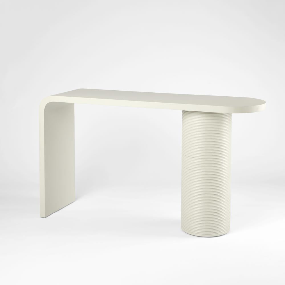 Leo Console Table Ecru | Luxury home decor and furniture by Home Decor & Co