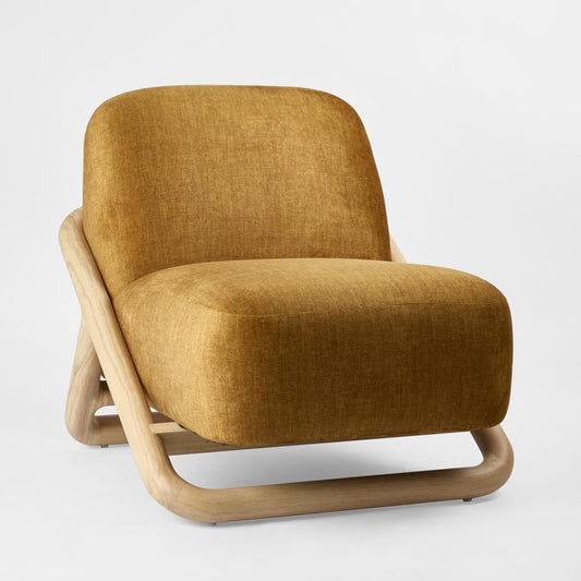 Rhodes Accent Armchair Mustard | Luxury home decor and furniture by Home Decor & Co