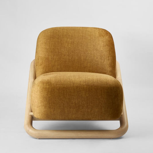 Rhodes Accent Armchair Mustard | Luxury home decor and furniture by Home Decor & Co