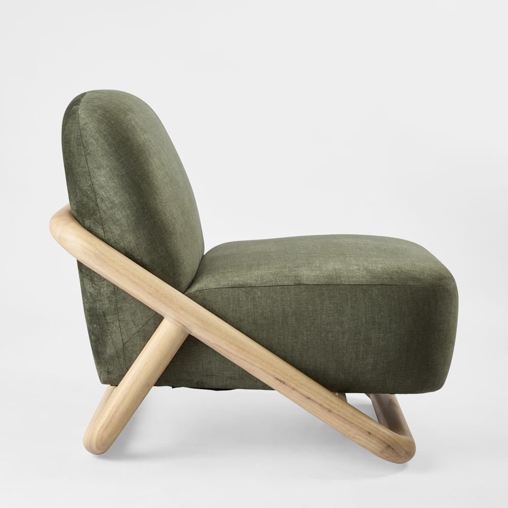 Rhodes Accent Armchair Green | Luxury home decor and furniture by Home Decor & Co