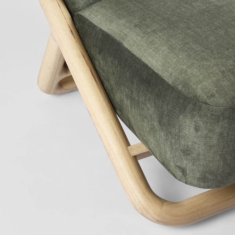 Rhodes Accent Armchair Green | Luxury home decor and furniture by Home Decor & Co