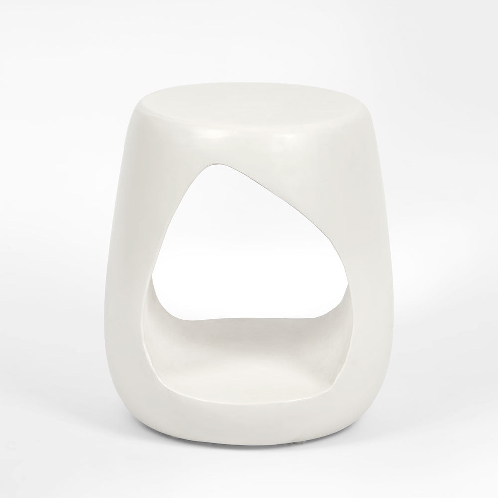 Cava Side Table White | Luxury home decor and furniture by Home Decor & Co