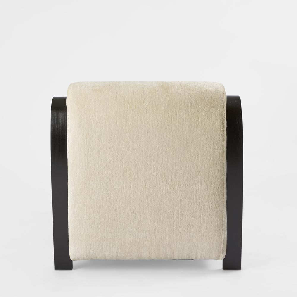 Apollo Armchair Ivory & Black | Luxury home decor and furniture by Home Decor & Co