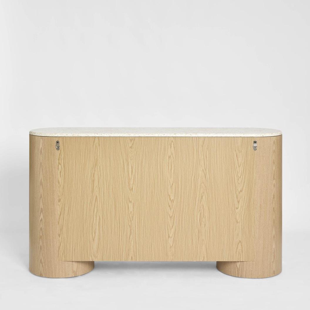 Arlo Buffet Light Oak & Terrazzo | Luxury home decor and furniture by Home Decor & Co