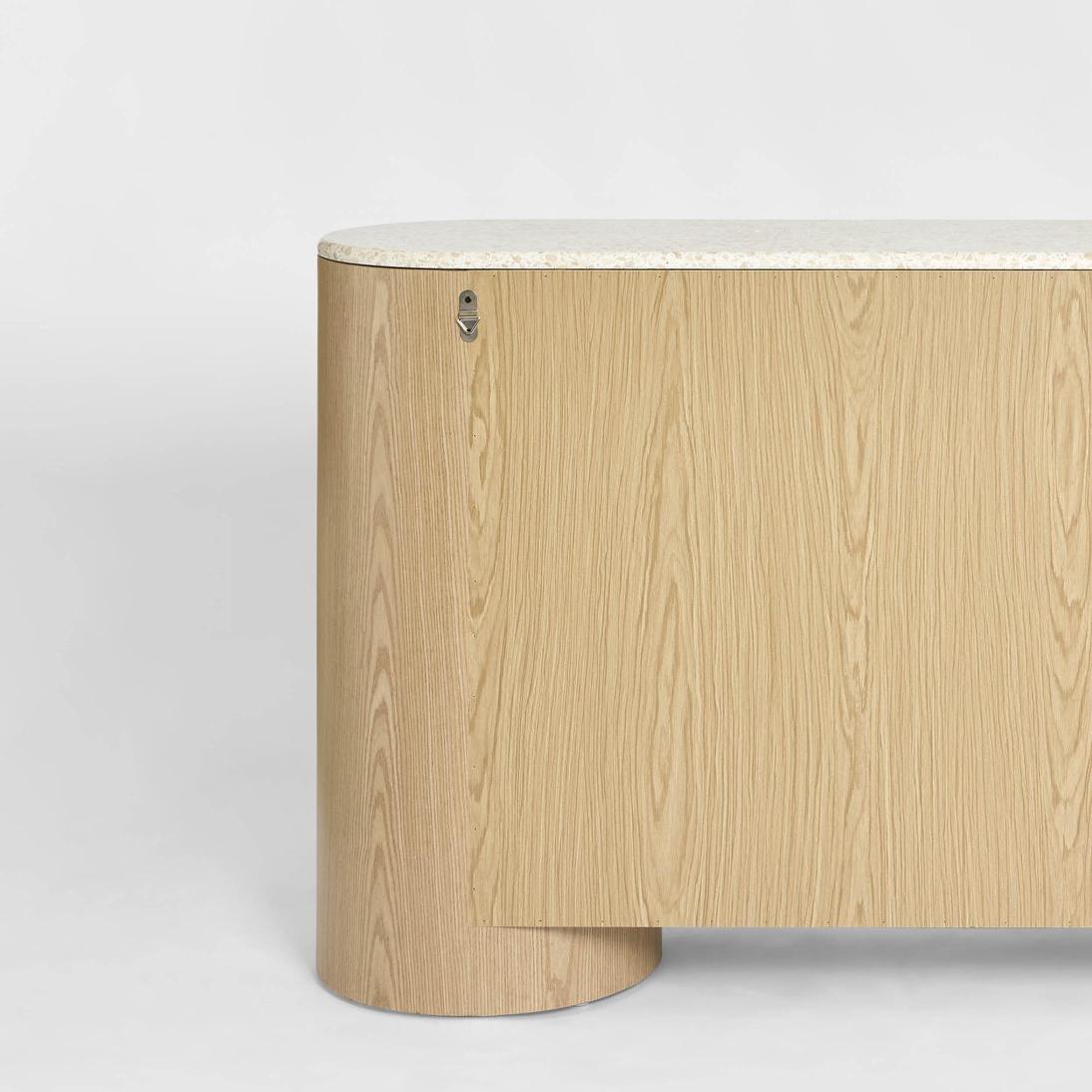 Arlo Buffet Light Oak & Terrazzo | Luxury home decor and furniture by Home Decor & Co