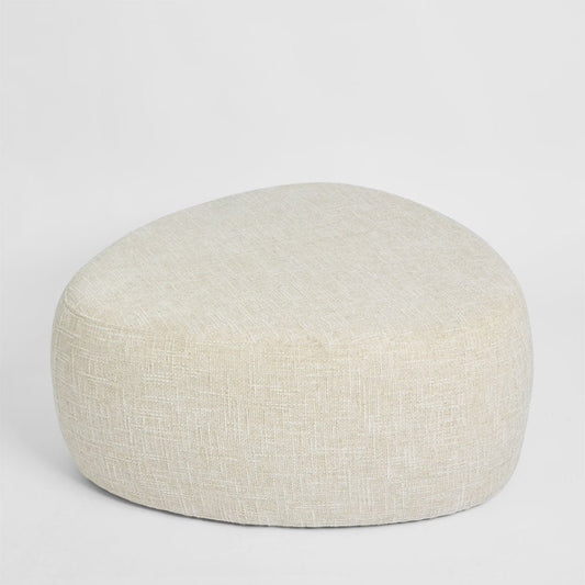 Pebble Large Ottoman Natural | Luxury home decor and furniture by Home Decor & Co