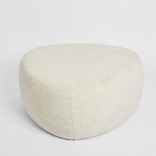 Pebble Large Ottoman Natural | Luxury home decor and furniture by Home Decor & Co