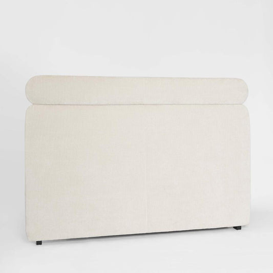 Theodore King Bedhead Ivory | Luxury home decor and furniture by Home Decor & Co