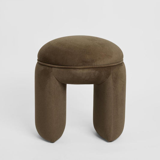 Harper Ottoman Gingerbread | Luxury home decor and furniture by Home Decor & Co