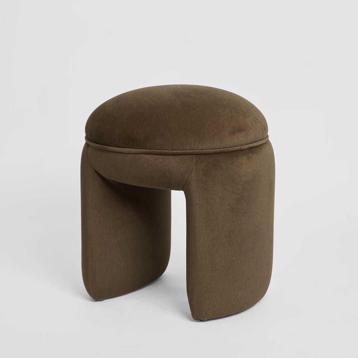 Harper Ottoman Gingerbread | Luxury home decor and furniture by Home Decor & Co