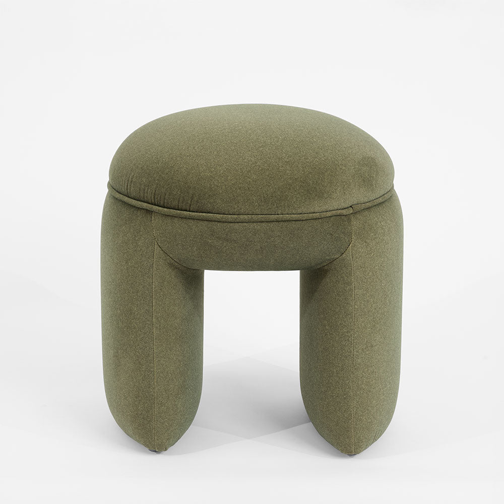 Harper Ottoman Olive Green | Luxury home decor and furniture by Home Decor & Co