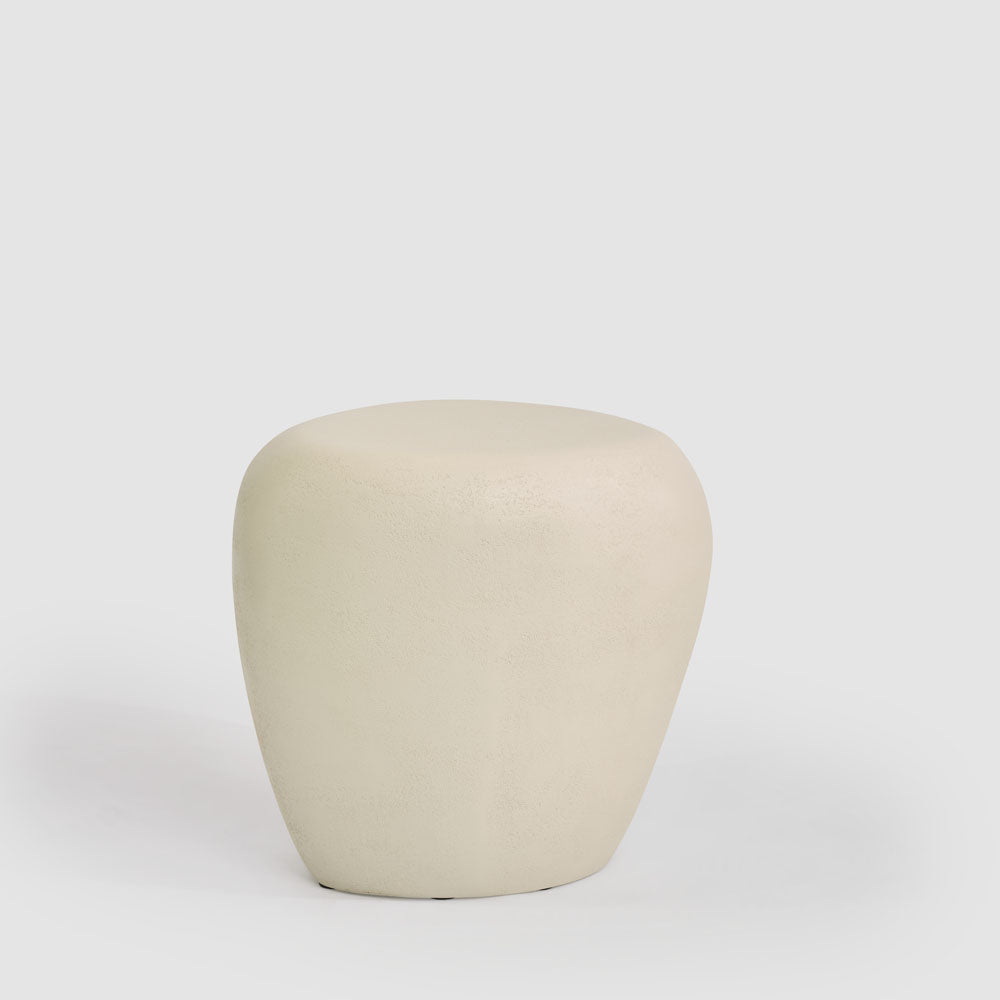 Sedona Outdoor Side Table Ivory | Luxury home decor and furniture by Home Decor & Co
