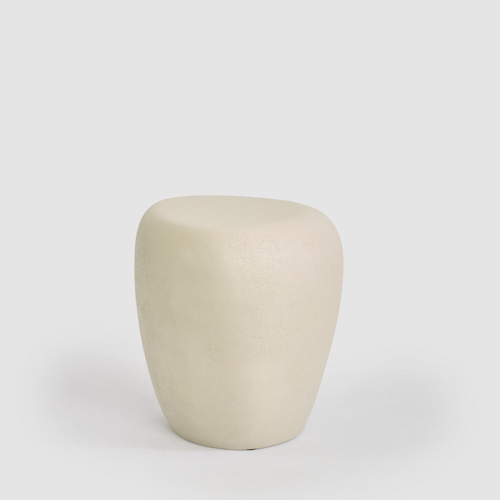 Sedona Outdoor Side Table Ivory | Luxury home decor and furniture by Home Decor & Co