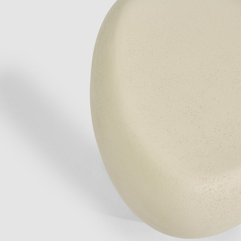 Sedona Outdoor Side Table Ivory | Luxury home decor and furniture by Home Decor & Co