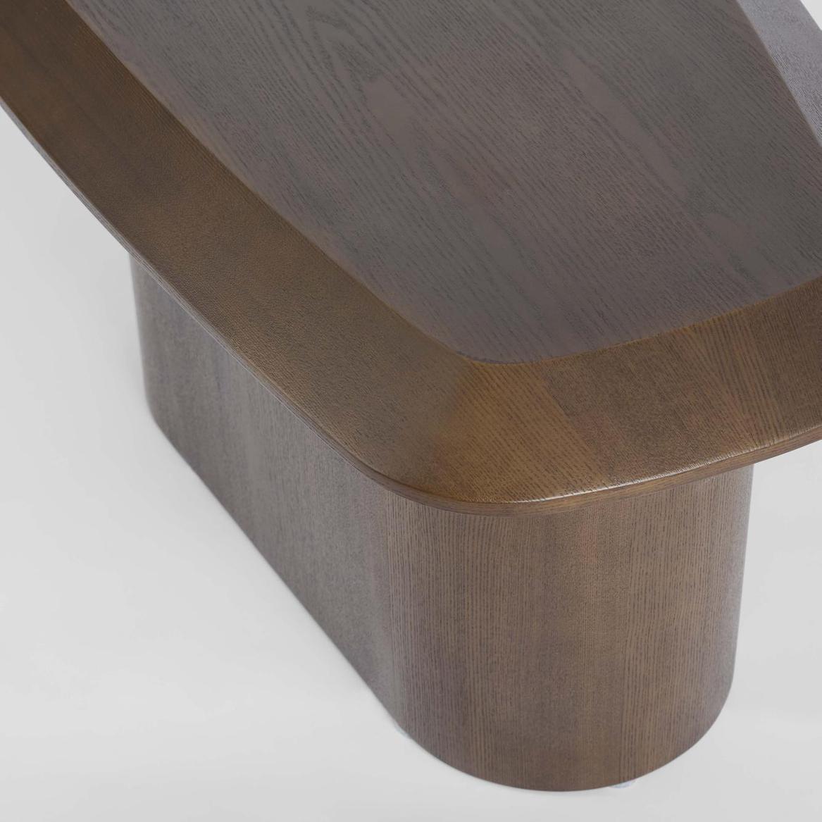 Monolith Coffee Table Small Dark Walnut | Luxury home decor and furniture by Home Decor & Co