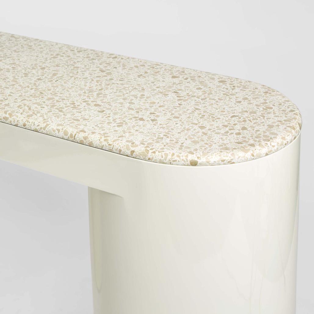 Sable Console Terrazzo Stone/High Gloss | Luxury home decor and furniture by Home Decor & Co