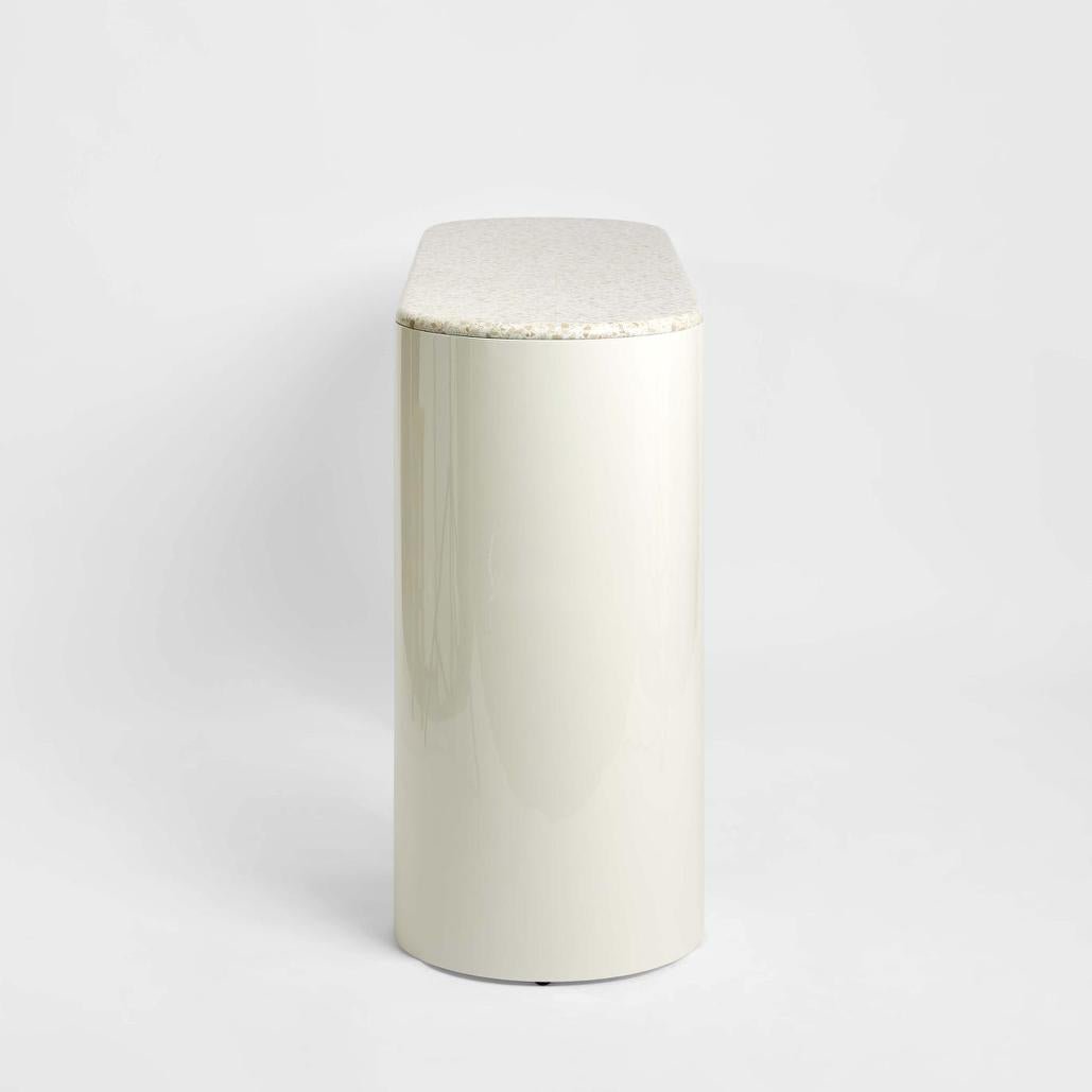 Sable Console Terrazzo Stone/High Gloss | Luxury home decor and furniture by Home Decor & Co