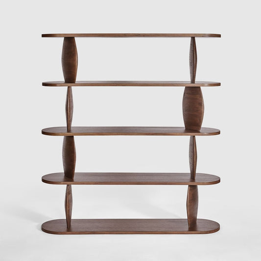 Pebble Shelf Dark Walnut | Luxury home decor and furniture by Home Decor & Co